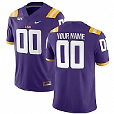 Men's LSU Tigers Custom Purple With 150th Patch Limited Stitched Jersey,baseball caps,new era cap wholesale,wholesale hats